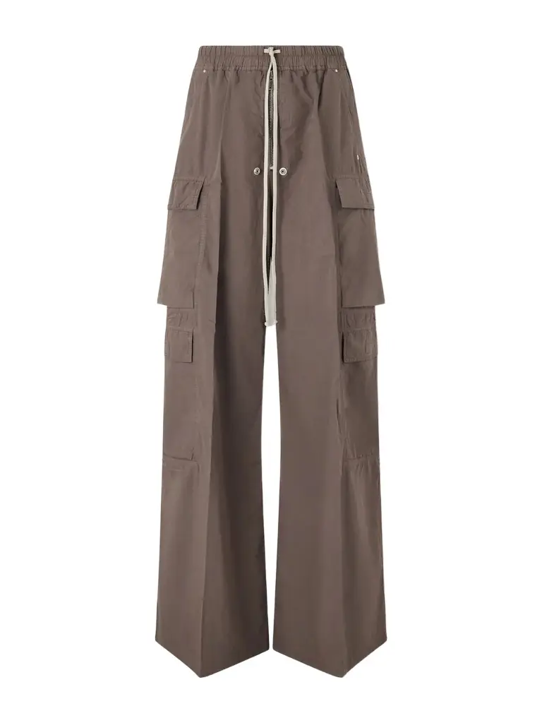 DRKSHDW by Rick Owens Jumbo Belas Cotton Cargo Trousers - Men
