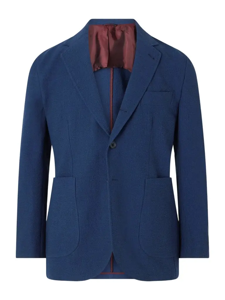 Rubinacci Wool-Blend Single-Breasted Jacket - Men