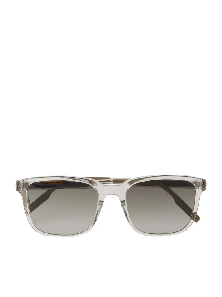 DIOR Eyewear DiorTag SU Transparent Geometric Acetate Sunglasses - Men