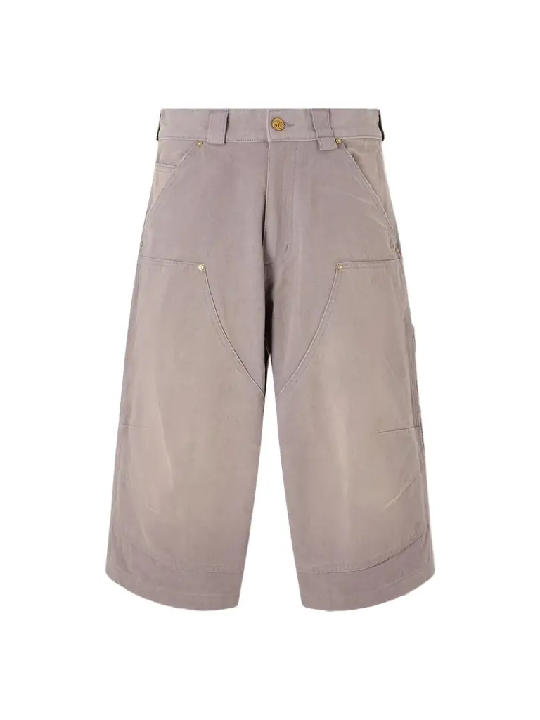 Willy Chavarria Stocknot Double Knee Cotton Shorts - Men