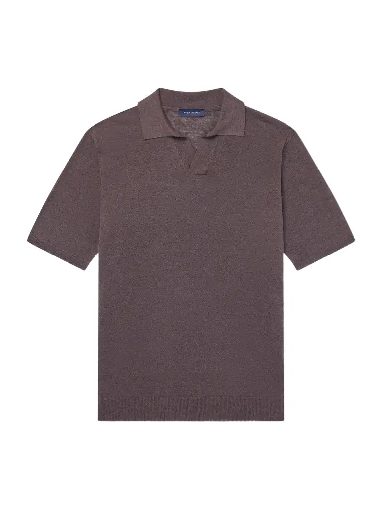 Thom Sweeney Linen and Cotton-Blend Polo Shirt - Men