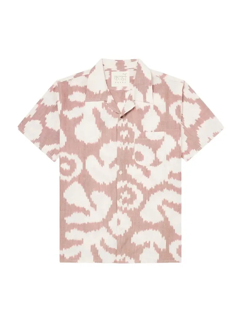 Kardo Chintan Embroidered Cotton Shirt - Men