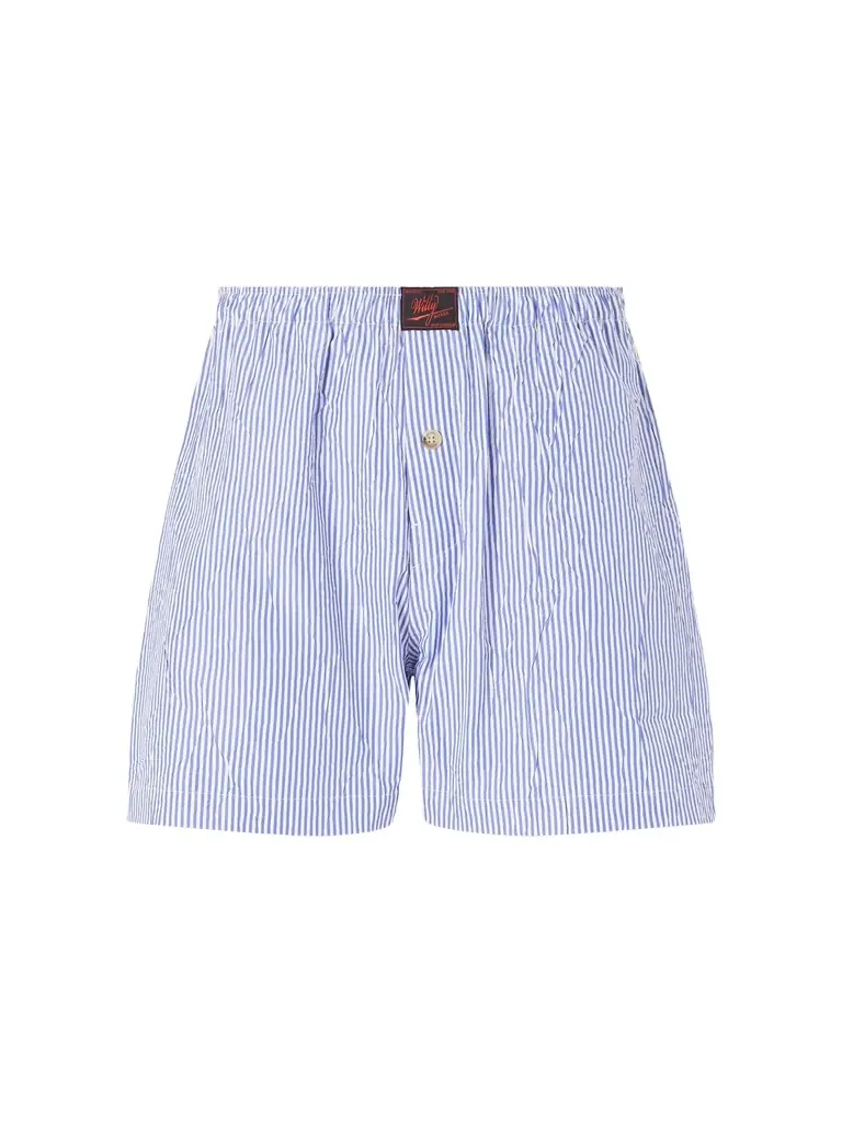 Willy Chavarria Willy Woven Cotton Straight-Leg Boxer Shorts - Men