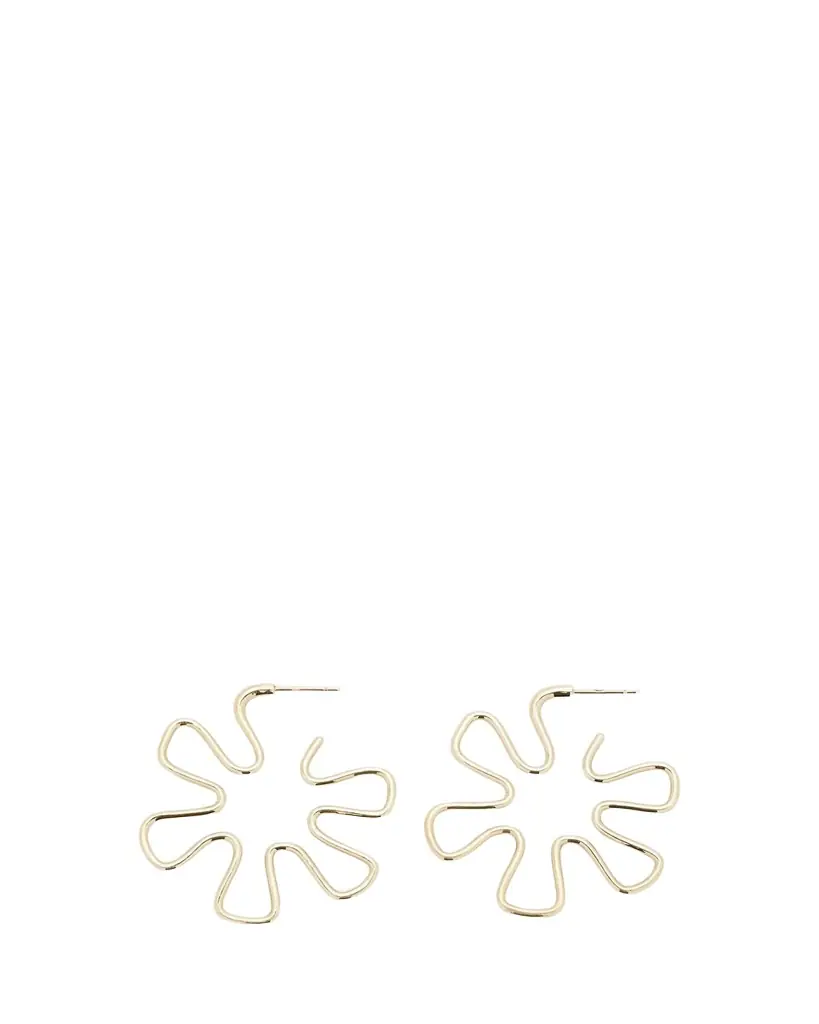 Bea Bongiasca B Gold Earrings in 9K Yellow Gold