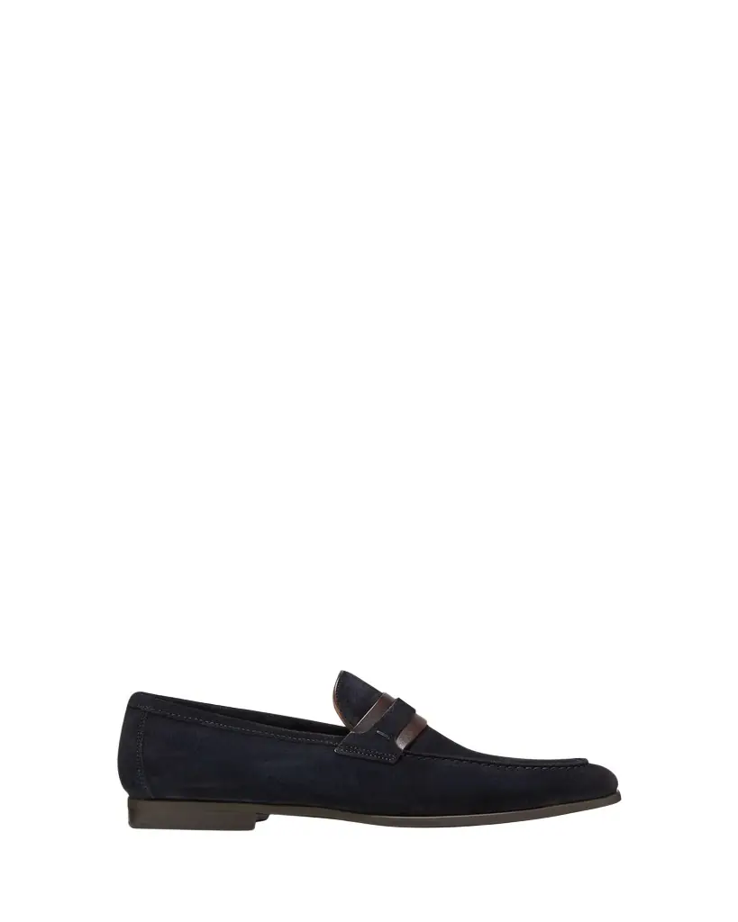 Magnanni Men's Daniel Suede Penny Loafers