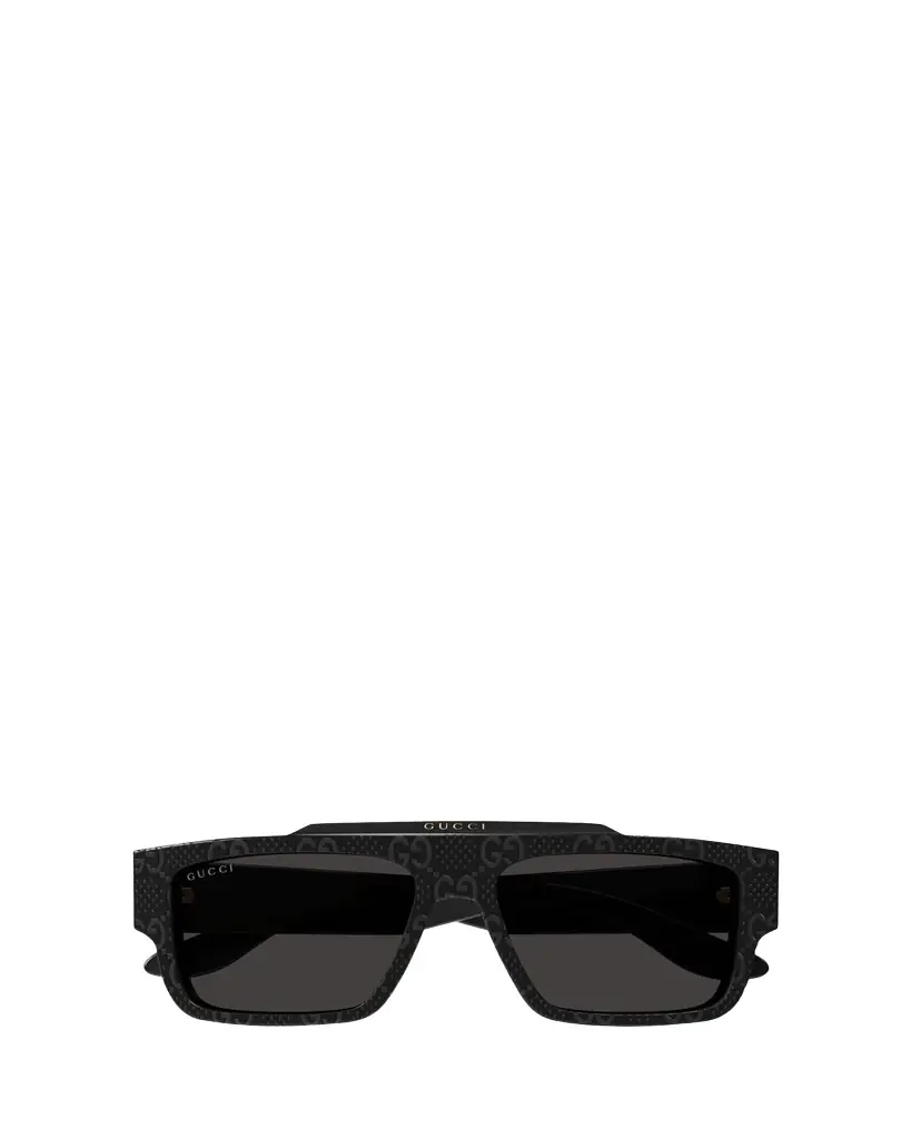 Gucci Men's GG1460Sm Acetate Rectangle Sunglasses