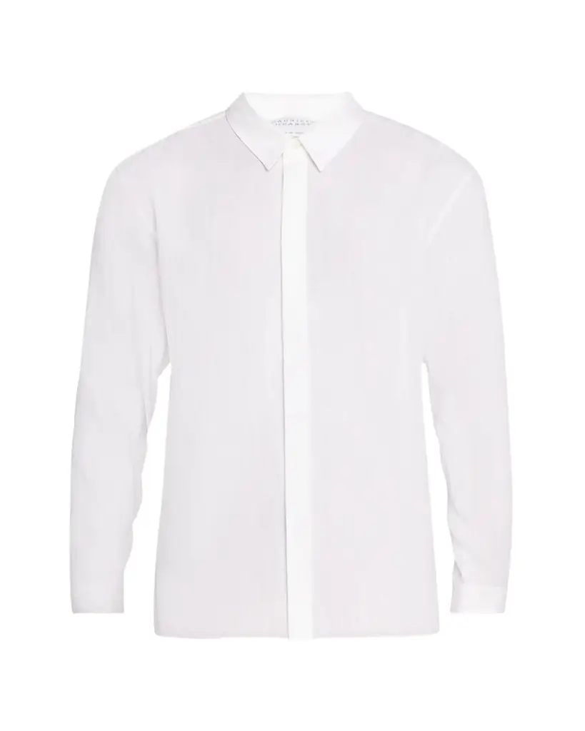 Gabriela Hearst Men's Nicolas Linen Sport Shirt