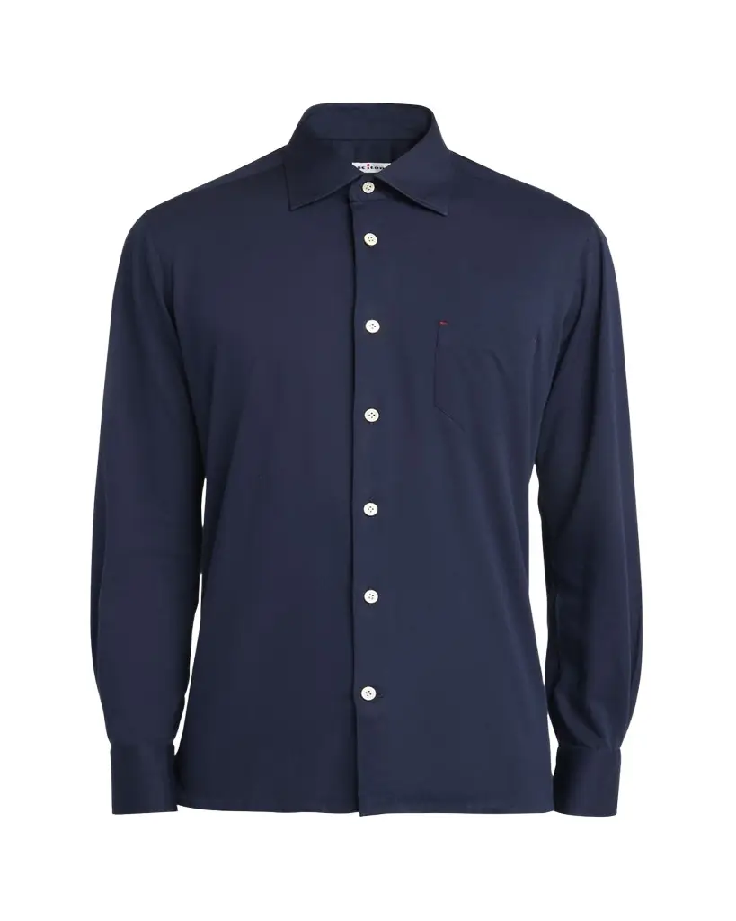 Kiton Men's Nerano Cotton Stretch Sport Shirt