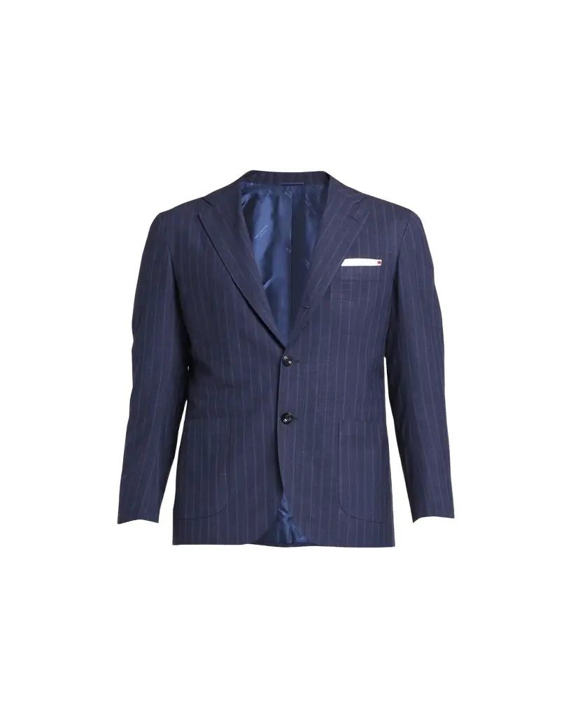 Kiton Men's Shadow Stripe Suit