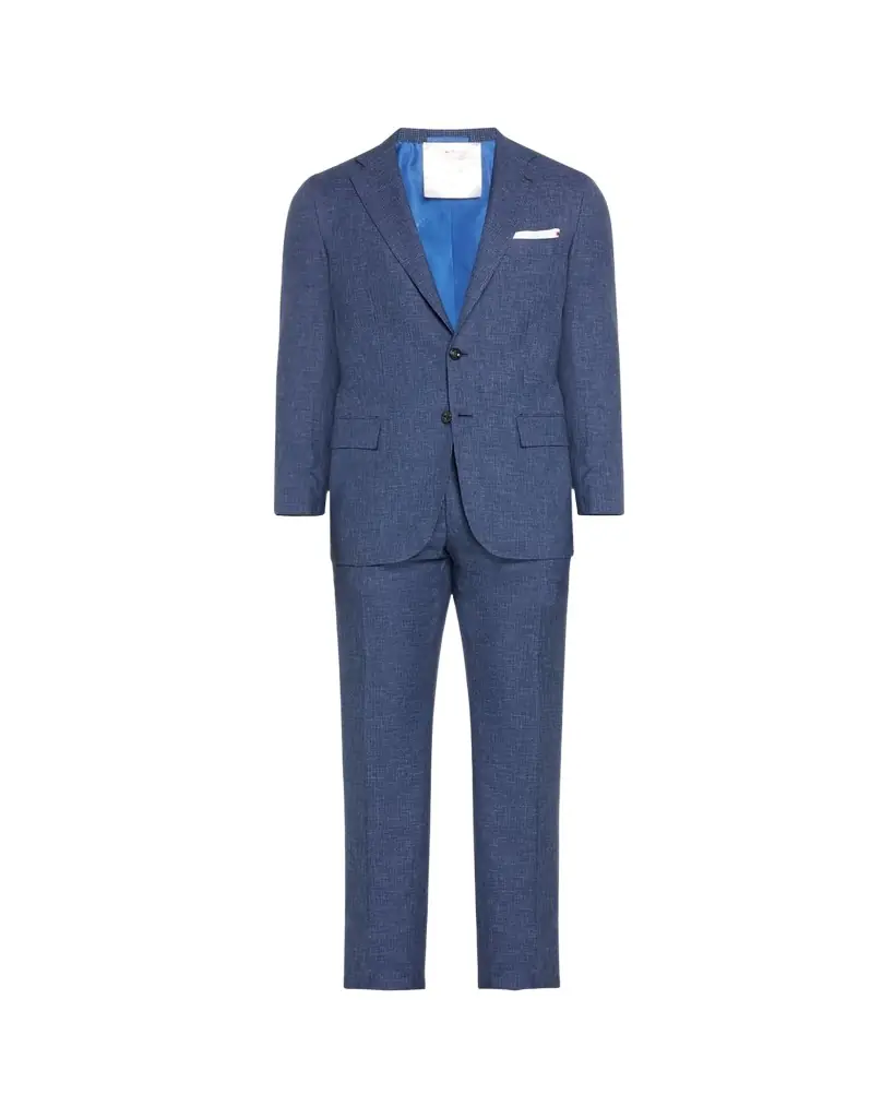 Kiton Men's Mini-Houndstooth Wool Suit