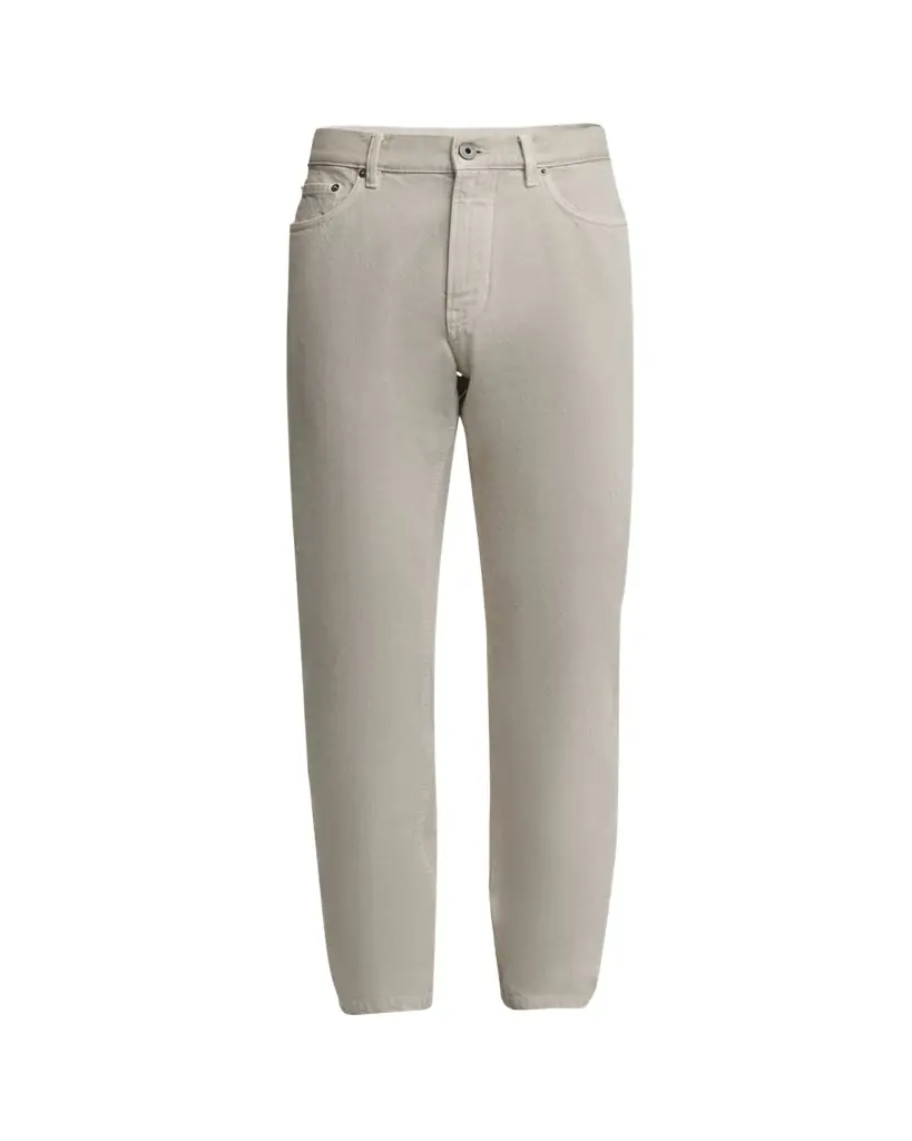 ZEGNA Men's Cotton Denim Five-Pocket Pants