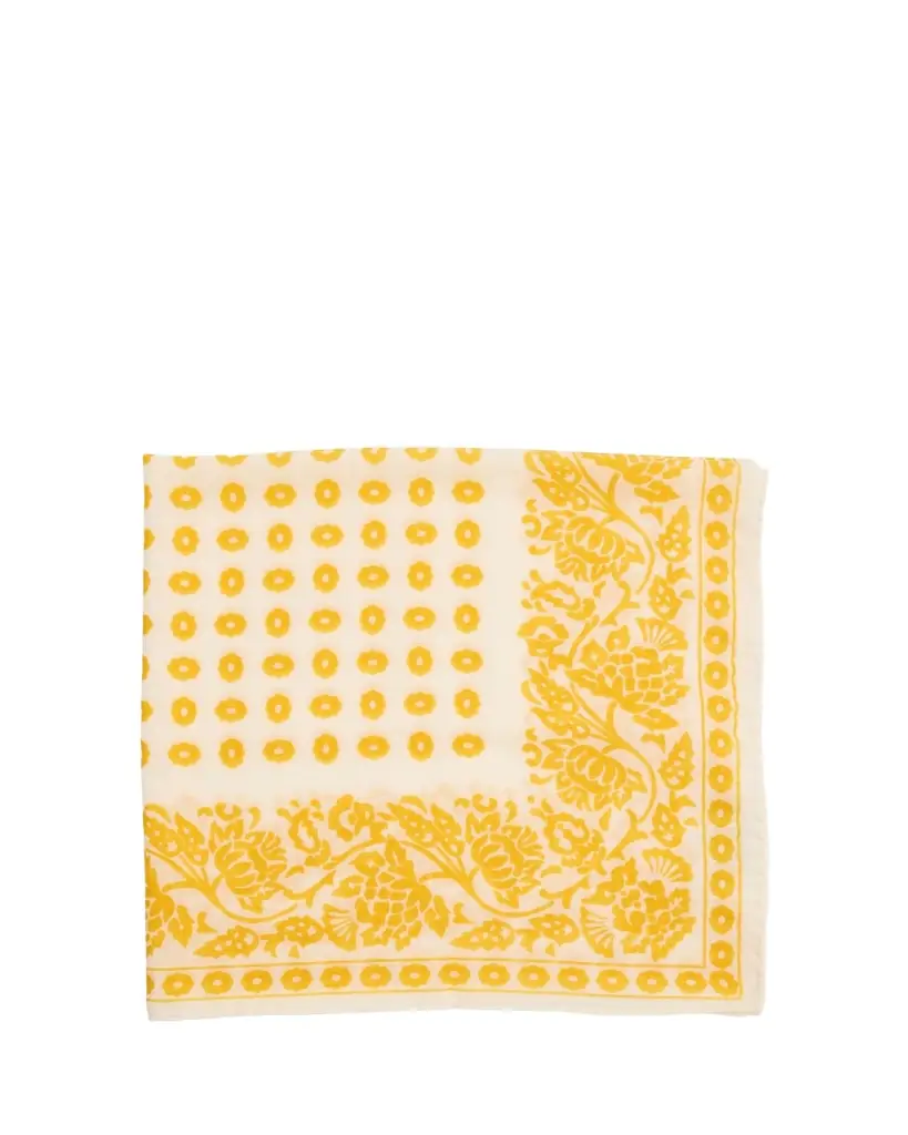 Anderson & Sheppard Men's Cashmere and Silk Provence Geometric Neckerchief