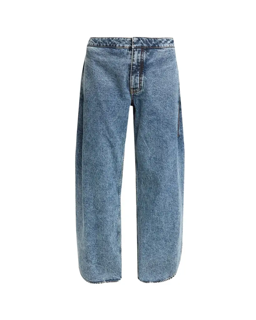 ALAIA Denim Petal Pants