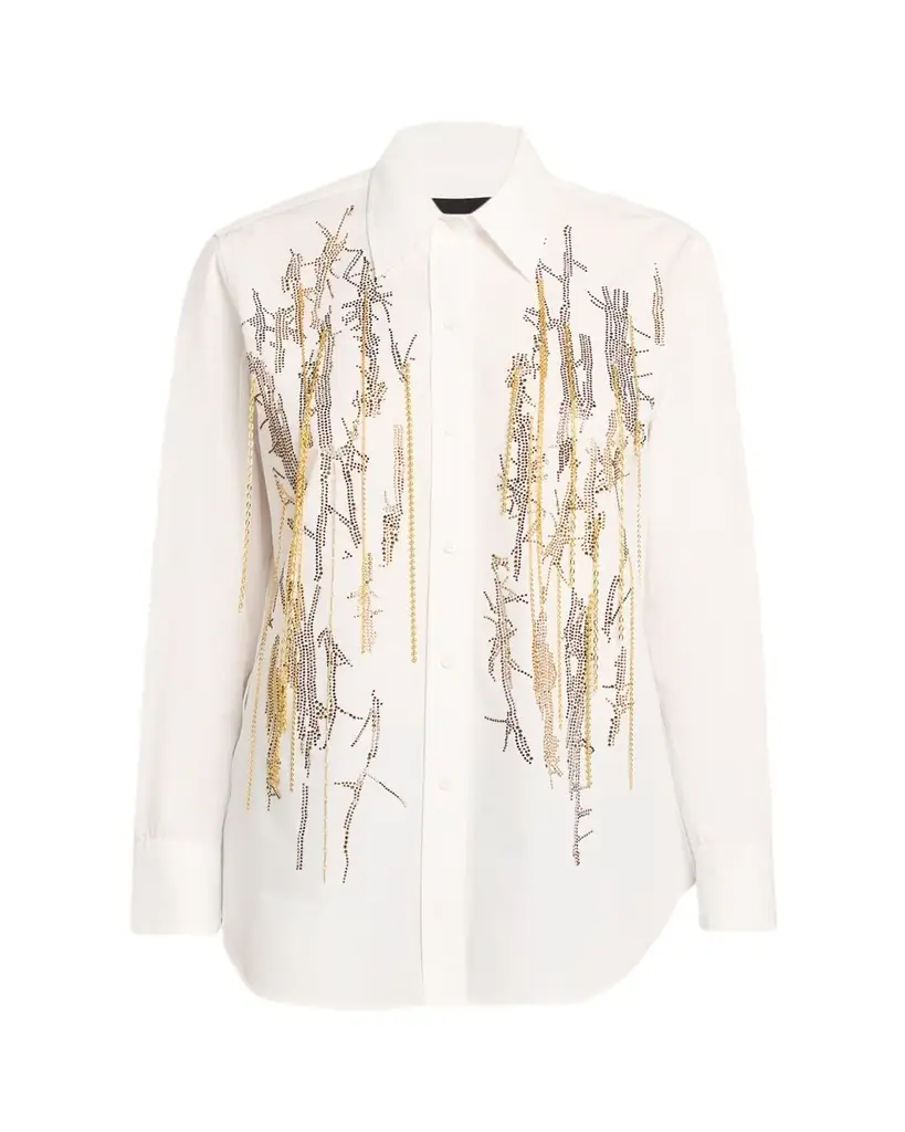 Libertine Unchained Melody Embroidered Button-Front Shirt