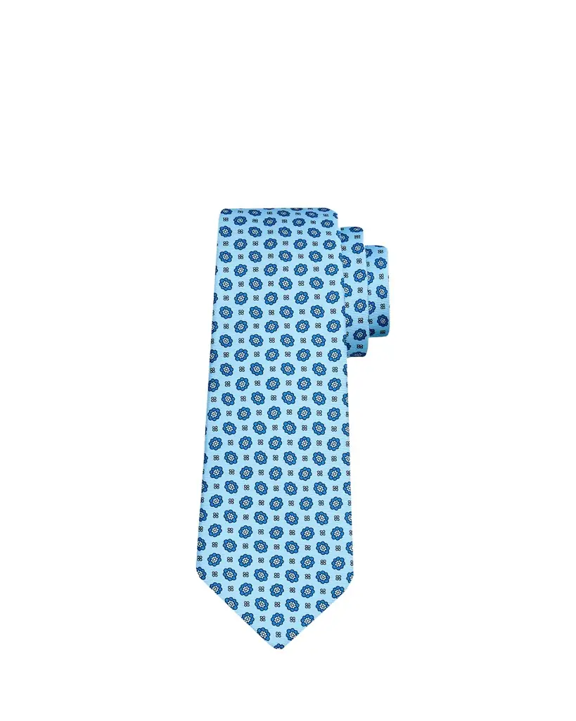 Kiton Men's Small Floral Silk 7-Fold Tie