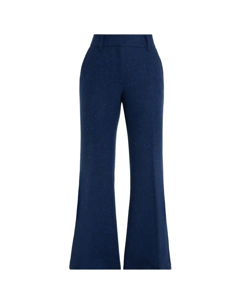 Gabriela Hearst Rhein Speckled Tweed Flare Pants