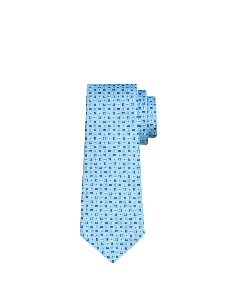 Kiton Men's Floral Geometric Silk 7-Fold Tie