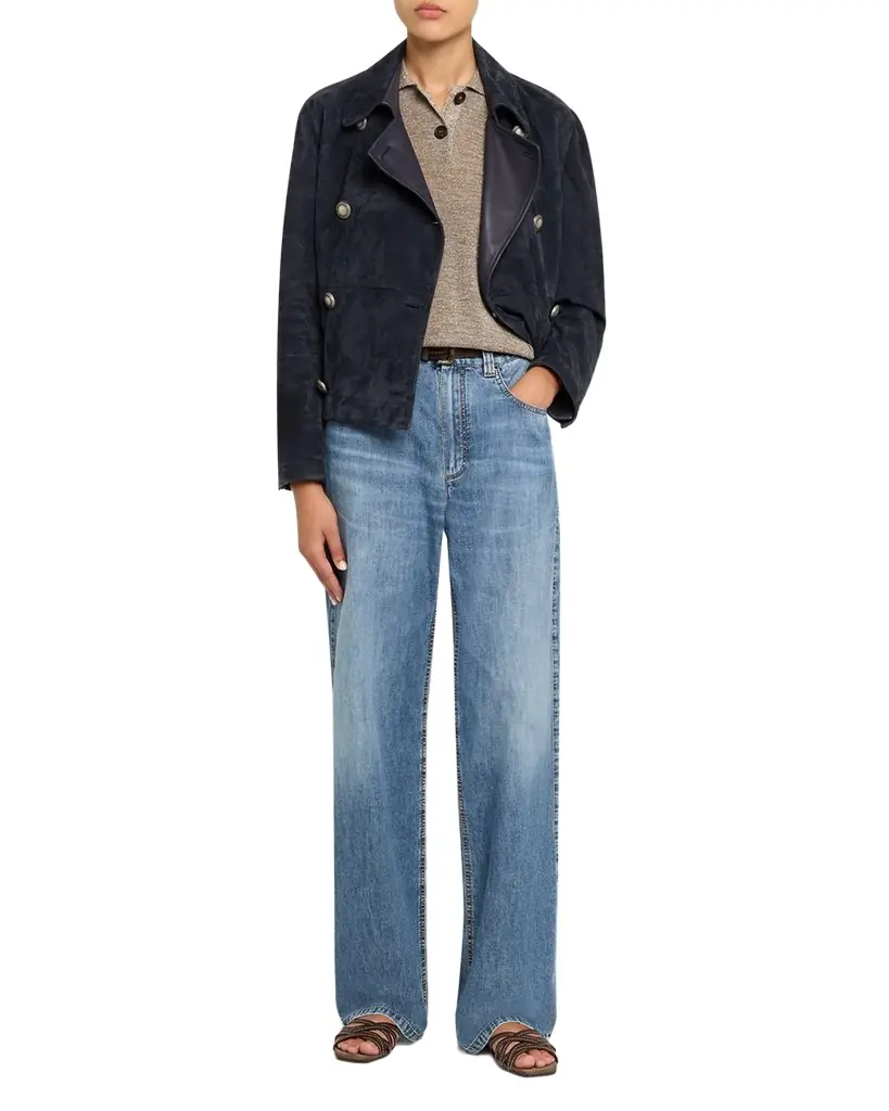 Brunello Cucinelli Super Light Relaxed-Leg Jeans