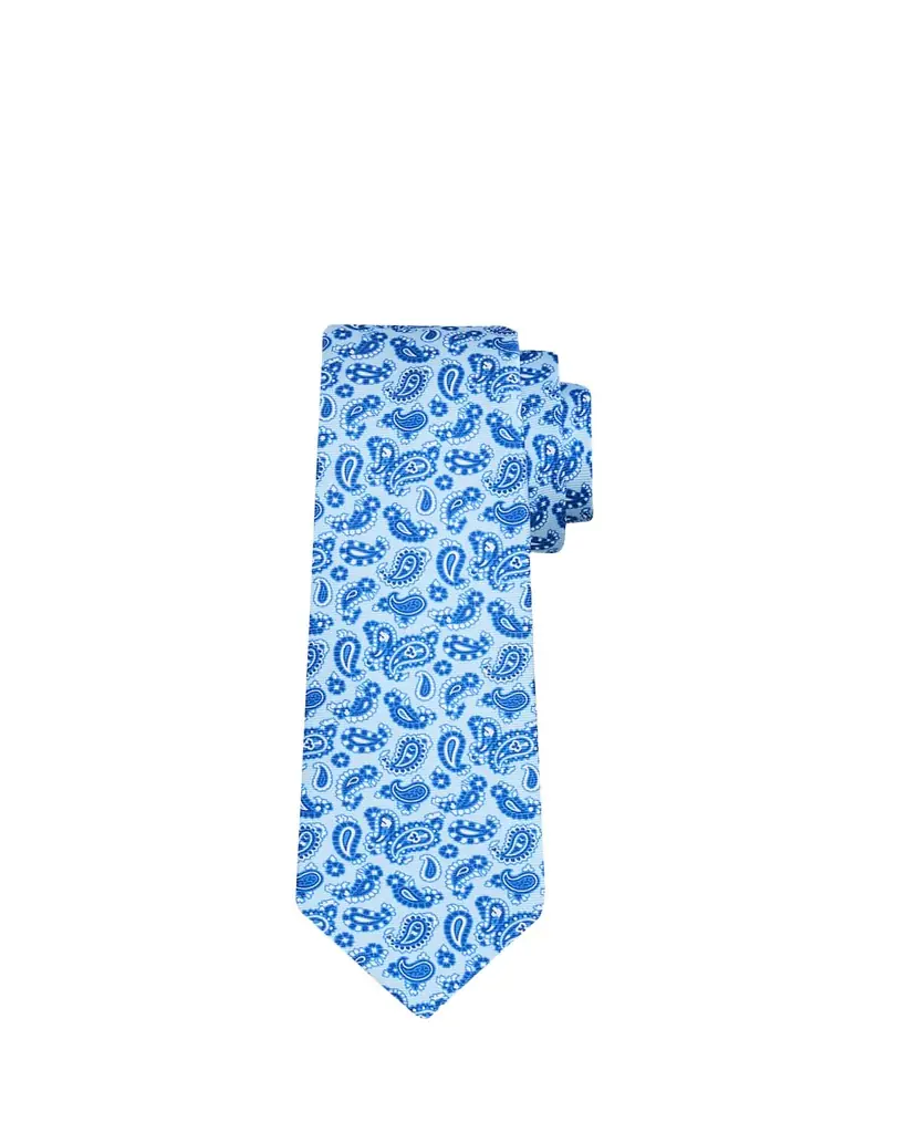 Kiton Men's Tonal Paisley Silk 7-Fold Tie