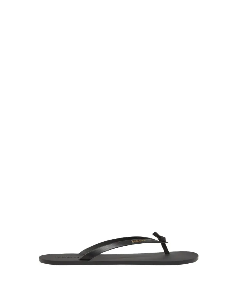 Saint Laurent Men's Leather Thong Sandals