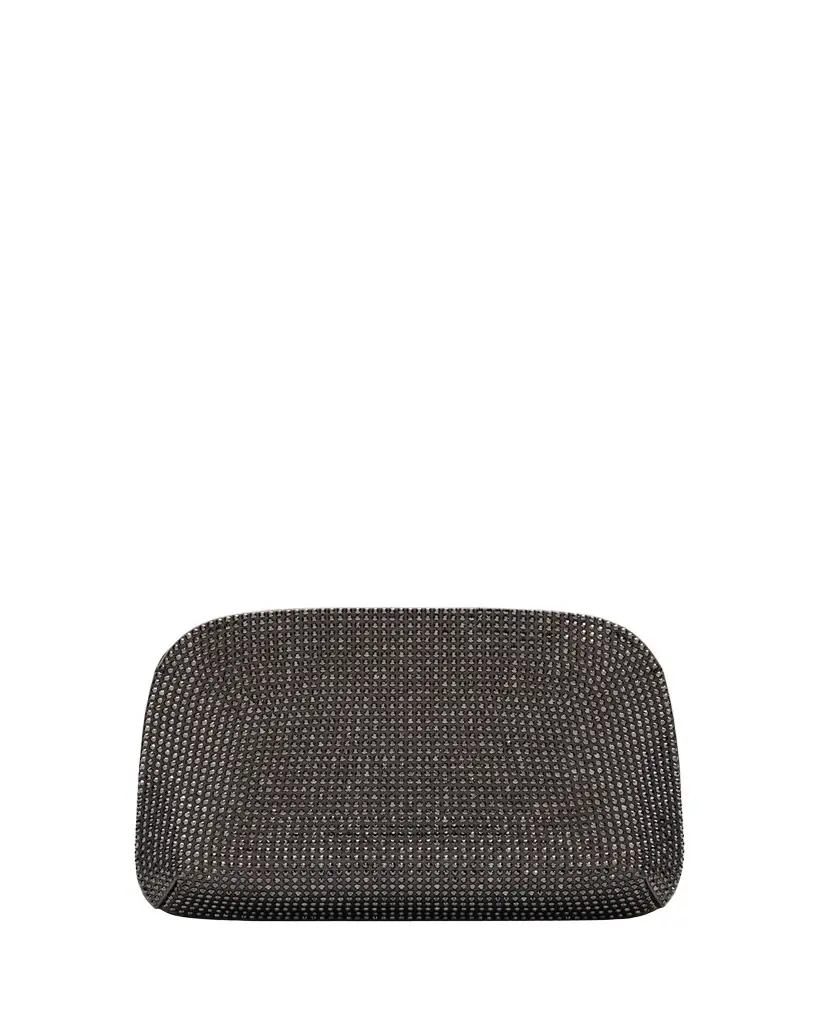 Giorgio Armani Crystal Satin Clutch Bag