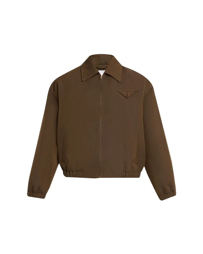 Bottega Veneta Men's Wool Blouson Jacket