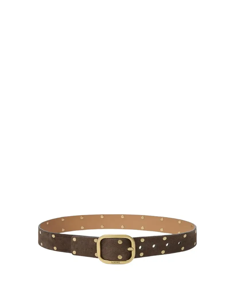 Loewe Rounded Suede Belt