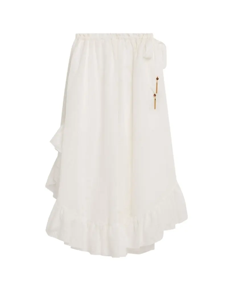 Zimmermann Daylight Ruffle Maxi Skirt