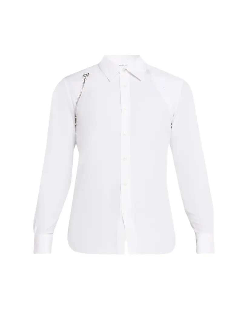 McQueen Men's T-Chain Harness Sport Shirt