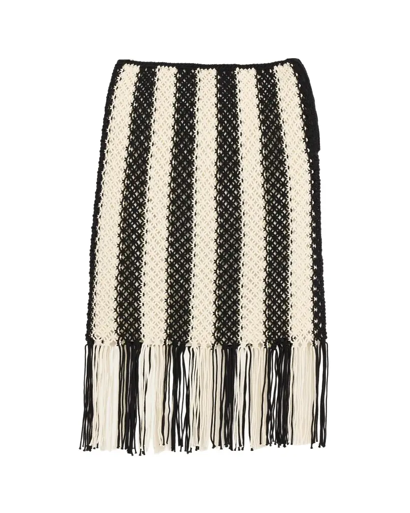 Zimmermann Wanderlust Macrame Maxi Skirt