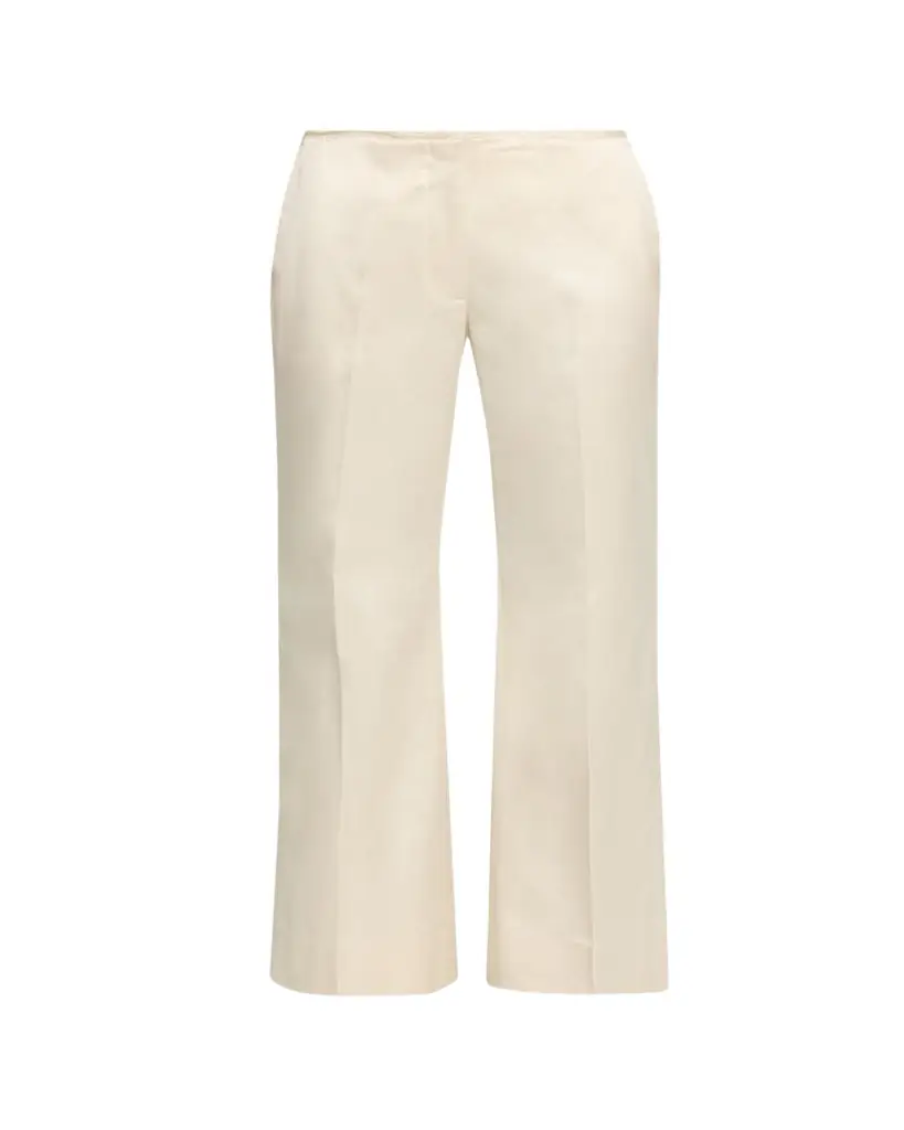 Toteme Kick Flare Raw-Edge Trousers