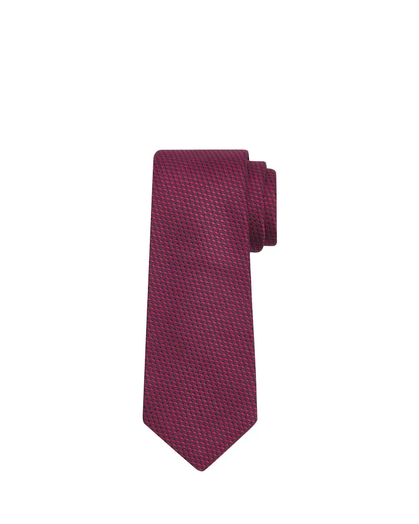 Kiton Men's Micro-Jacquard Silk 7-Fold Tie