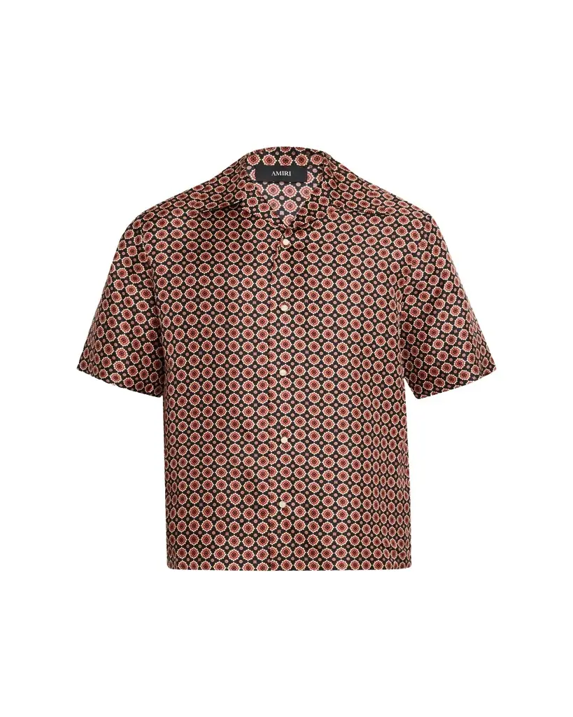Amiri Men's ilk Medallion Camp hirt