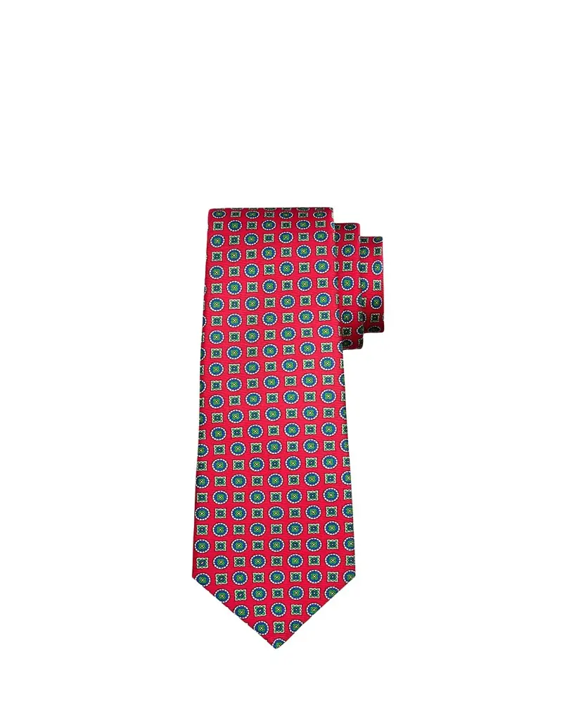 Kiton Men's Medallion Silk 7-Fold Tie