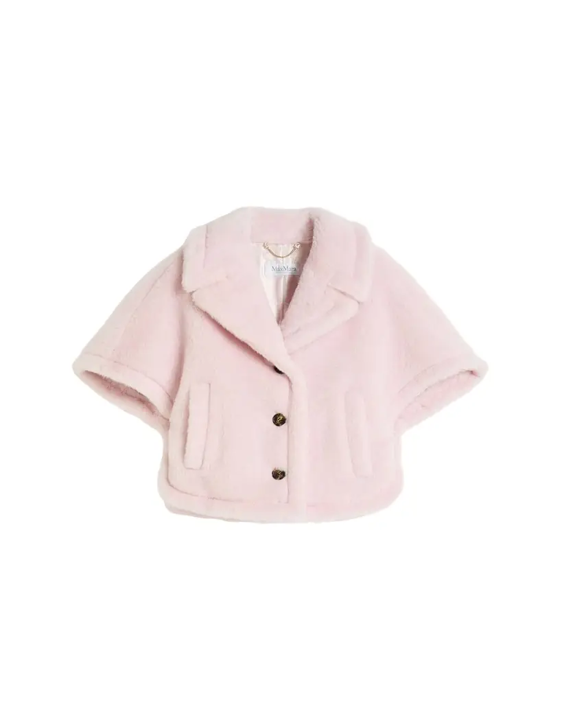 Max Mara Teddy Alpaca-Blend Cape