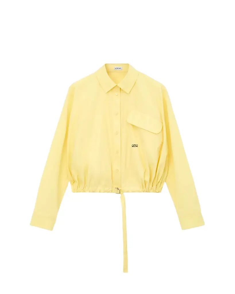 Loewe Belted Balloon Button-Down Shirt