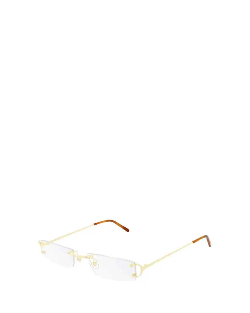 Cartier Men's Metal and Nylon Optical Eyeglasses