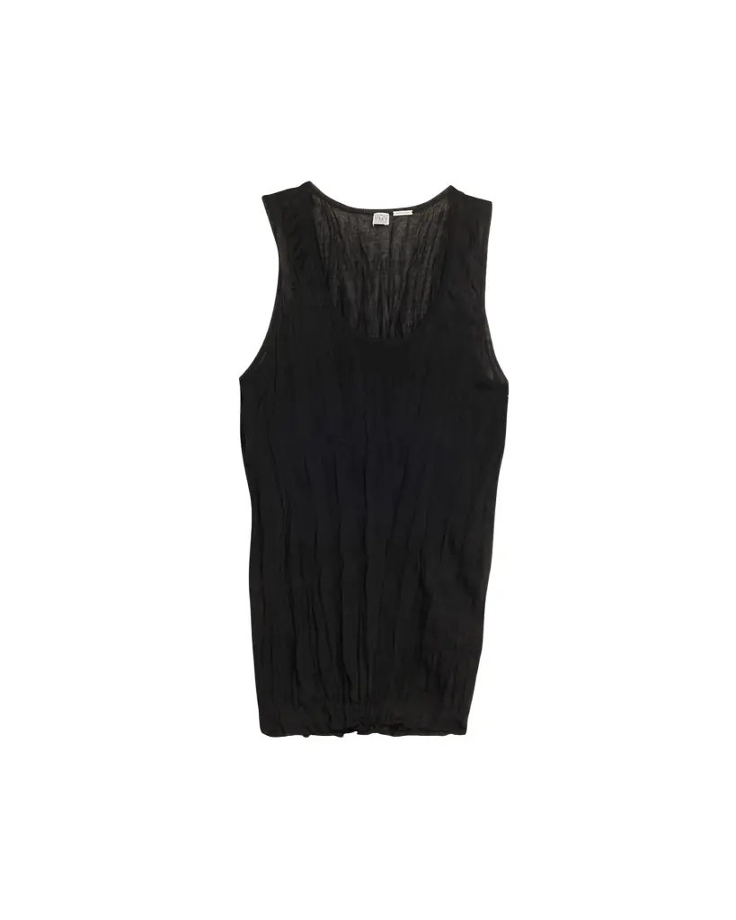 Toteme Crinkled Knit Tank Top