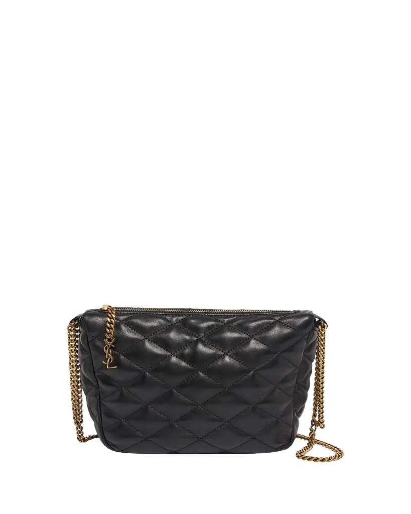Saint Laurent Cassandre YSL Quilted Leather Shoulder Bag