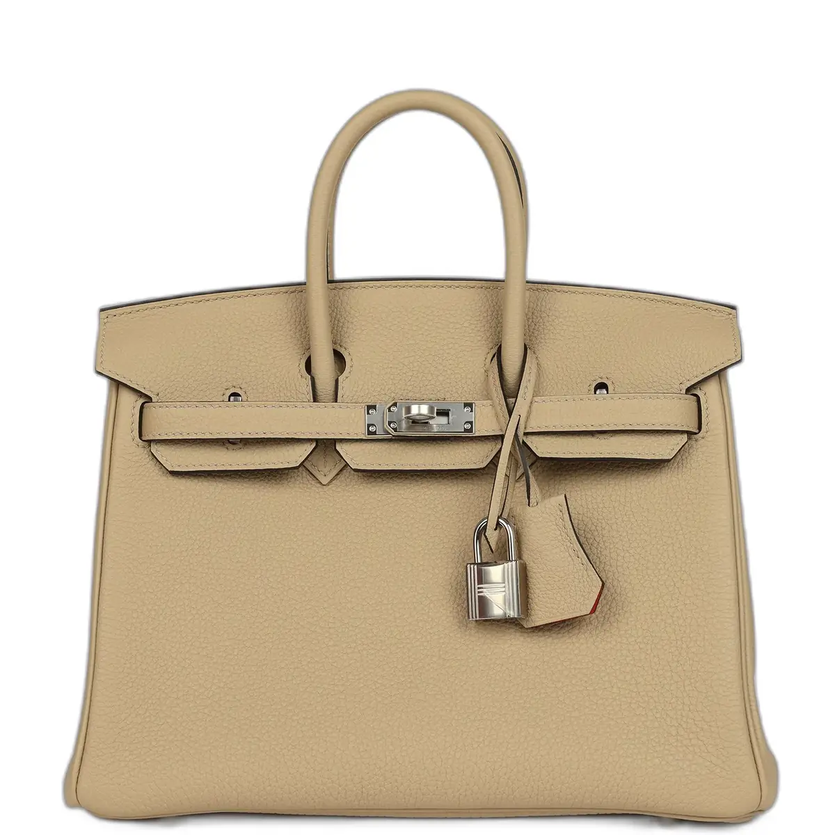 hermes Hermes Birkin 25 Trench Verso Togo Palladium Hardware