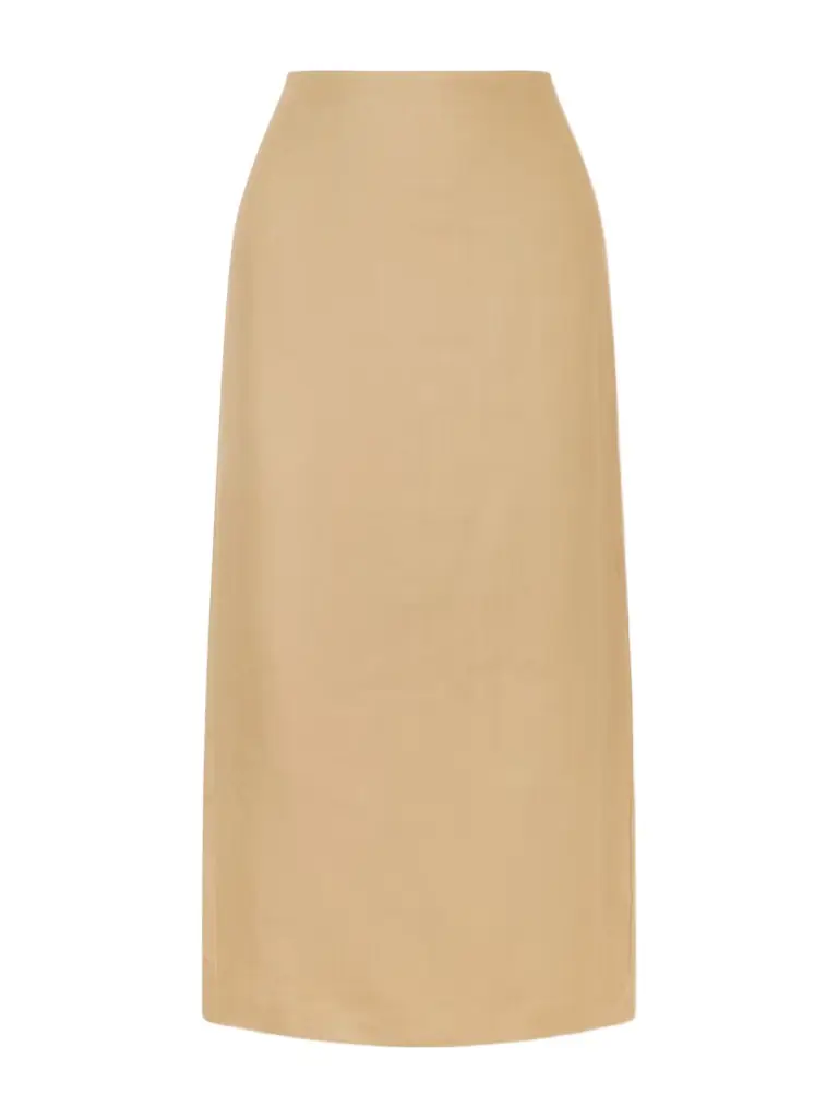 Max Mara Veranda Linen Midi Skirt