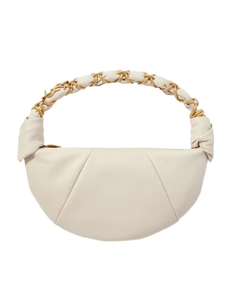 Saint Laurent Amalia Mini Leather Shoulder Bag