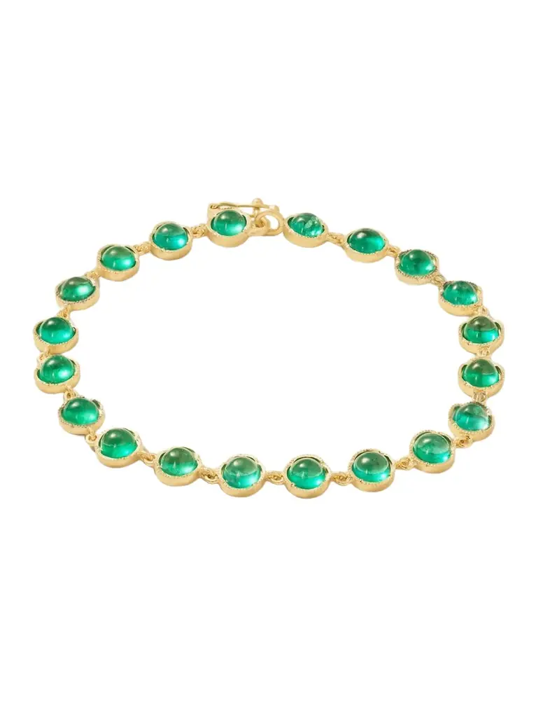 Irene Neuwirth 18-karat Gold Emerald Bracelet