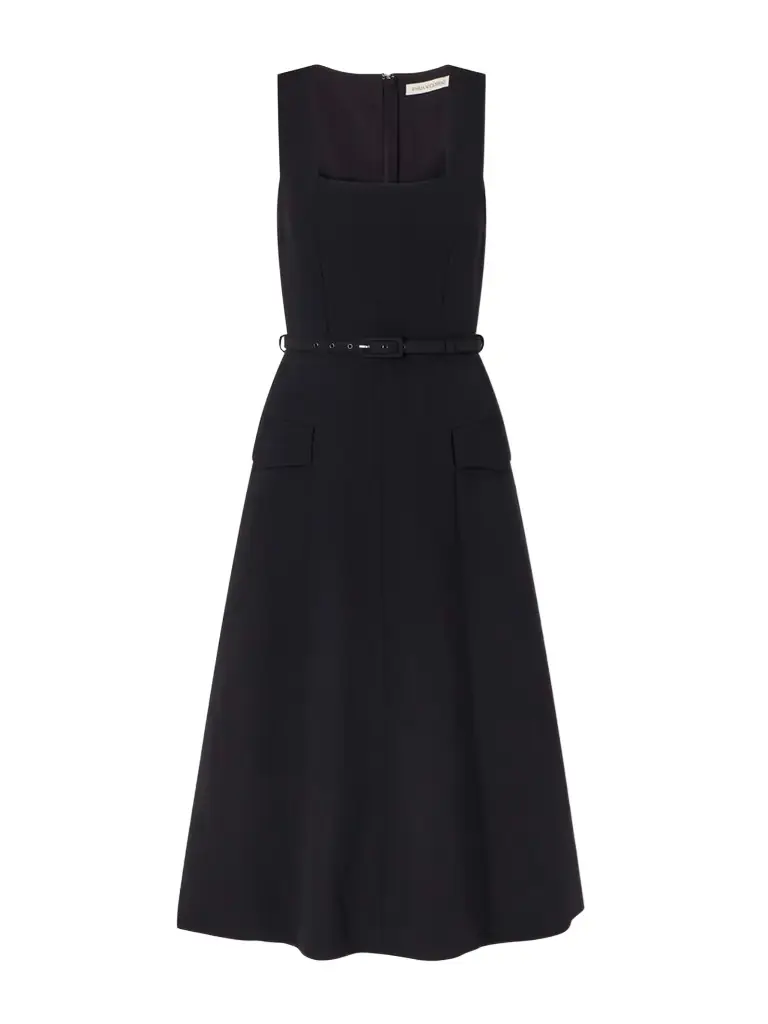 Emilia Wickstead Petra Wool Crepe Dress