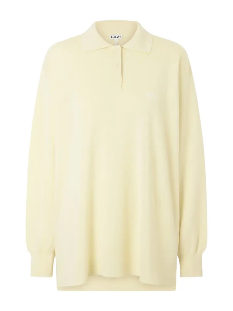 Loewe Cashmere And Silk-blend Polo Shirt