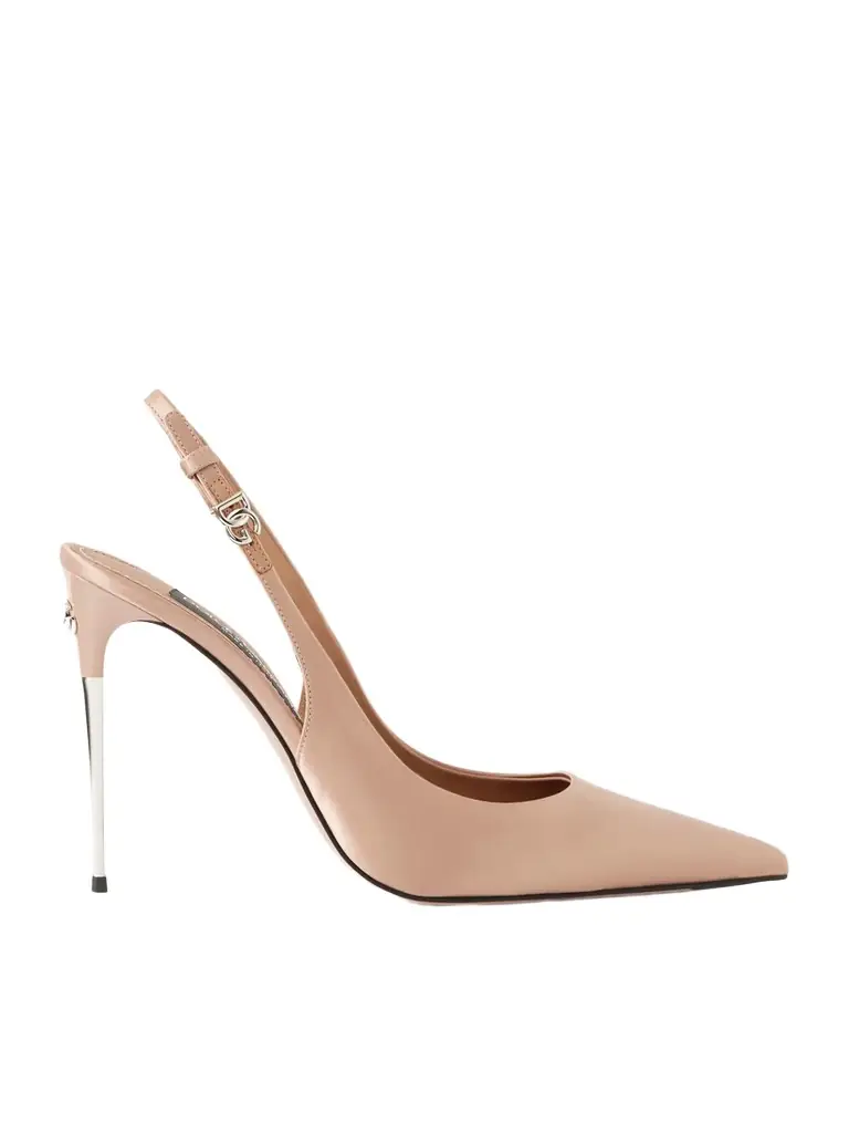 Dolce & Gabbana Satin Slingback Pumps