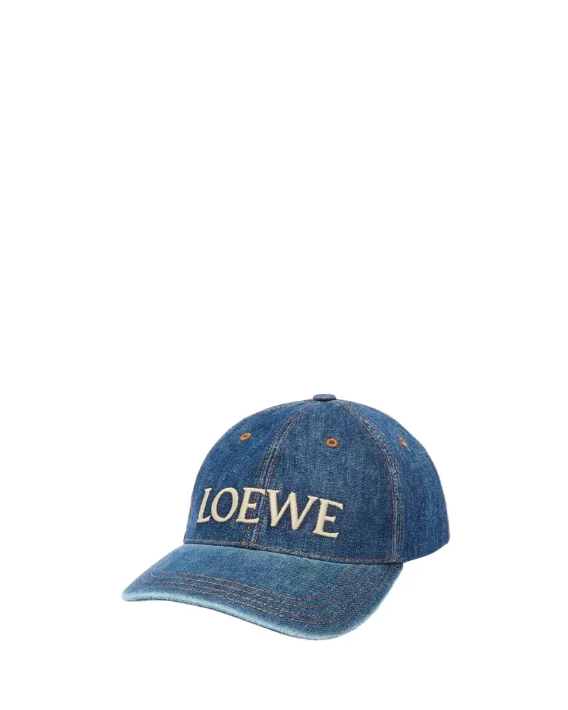 Loewe x Paula's Ibiza Men's Denim Logo Baseball Cap