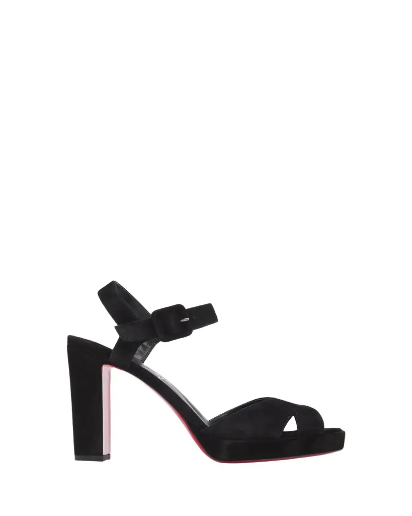 Christian Louboutin 100mm Cora Suede Platform Sandals
