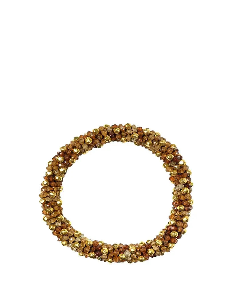 Meredith Frederick 14K Yellow Gold Citrine and Hessonite Paulina Bracelet
