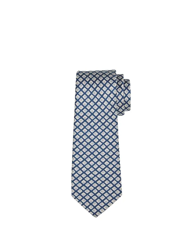 Giorgio Armani Men's Diamond-Print Silk Tie